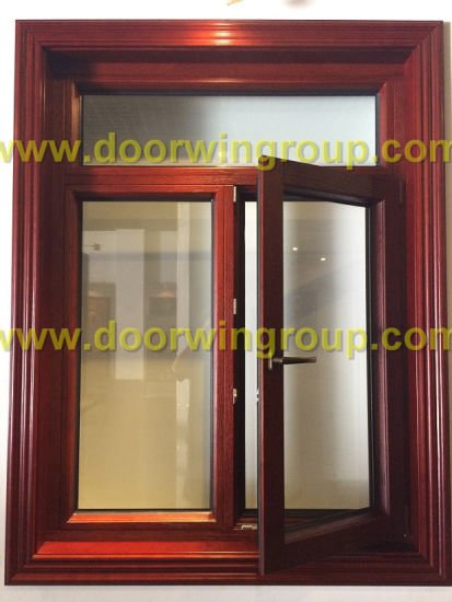 Inward Opening Aluminum Wood Tilt and Turn Casement Window - China Alu Wood Window, Alu Wood - Doorwin Group Windows & Doors
