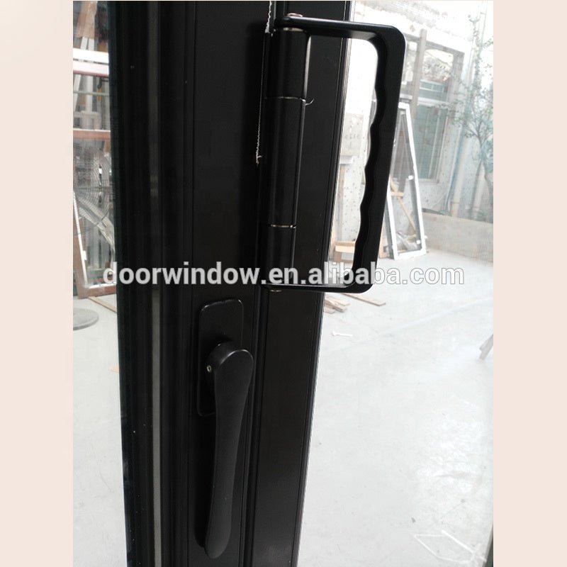 Italy SAVIO Heavy Duty Folding Door Aluminum Dual Pane Ultra Large Bi Folding Door exterior folding door with hardware by Doorwin - Doorwin Group Windows & Doors