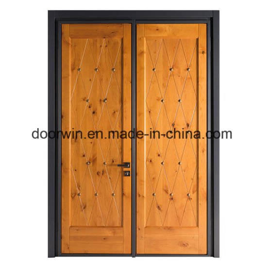 Knotty Alder Wood Entrance Door - China American Front Door, American Style Entry Doors - Doorwin Group Windows & Doors