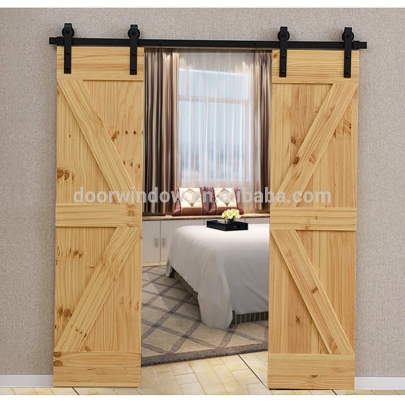 Knotty pine wooden doors design catalog variety panels barn gates from china supplier by Doorwin - Doorwin Group Windows & Doors