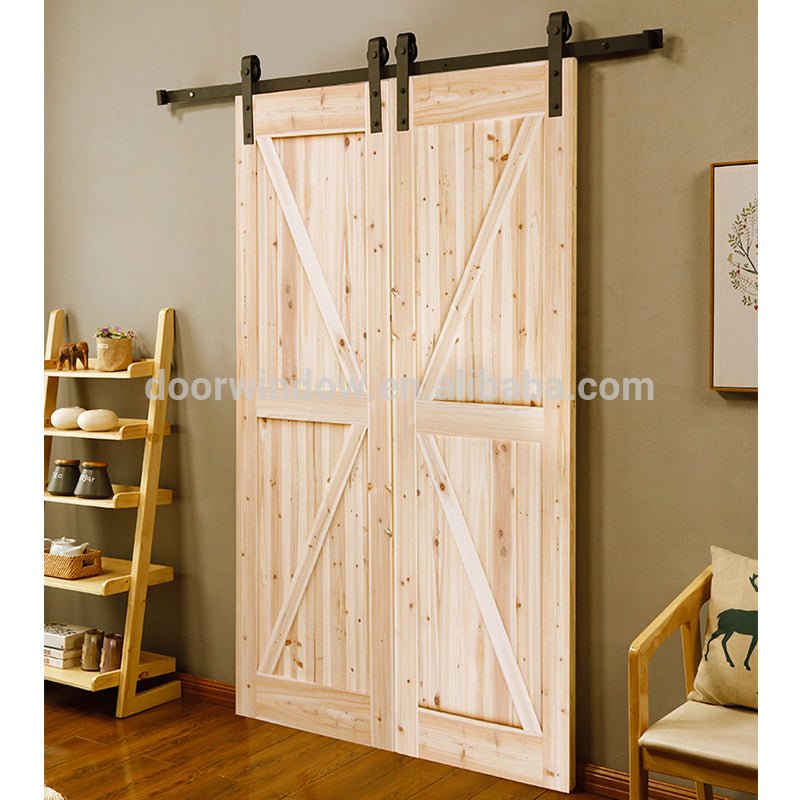 Knotty pine wooden doors design catalog variety panels barn gates from china supplier by Doorwin - Doorwin Group Windows & Doors