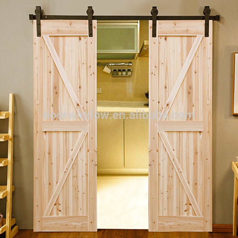 Knotty pine wooden doors design catalog variety panels barn gates from china supplier by Doorwin - Doorwin Group Windows & Doors