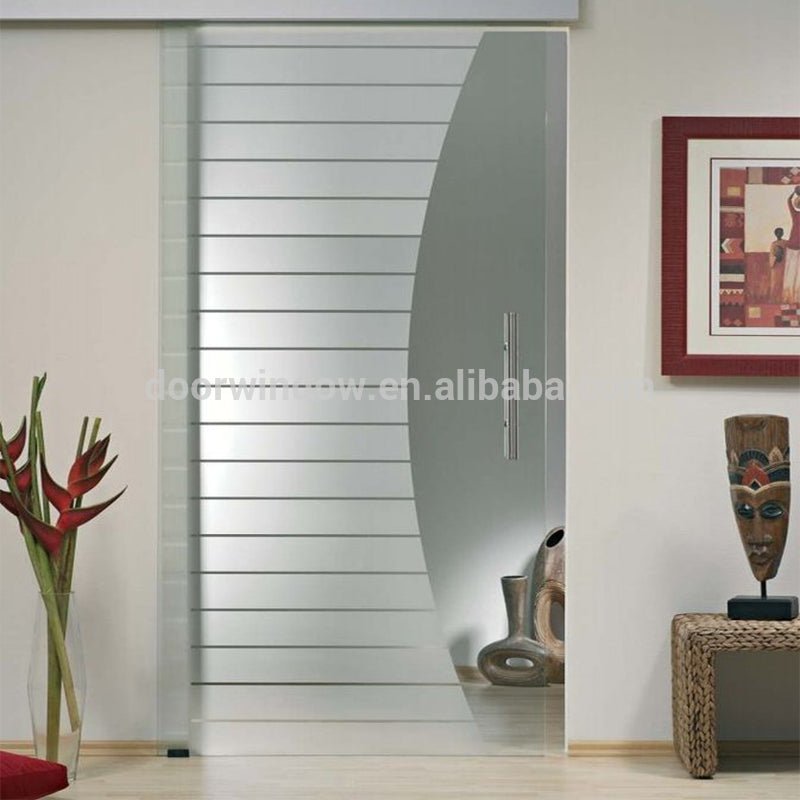 Large sliding glass tempered glass front door for living room by Doorwin - Doorwin Group Windows & Doors