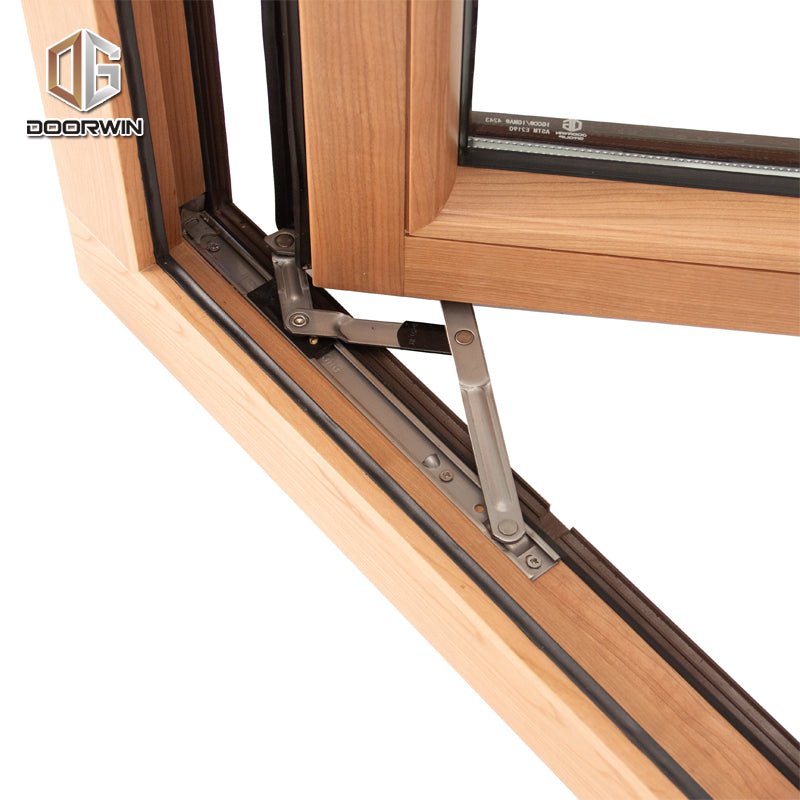 Las Vegas inexpensive professional double glazed aluminium wood windows 3 glass - Doorwin Group Windows & Doors