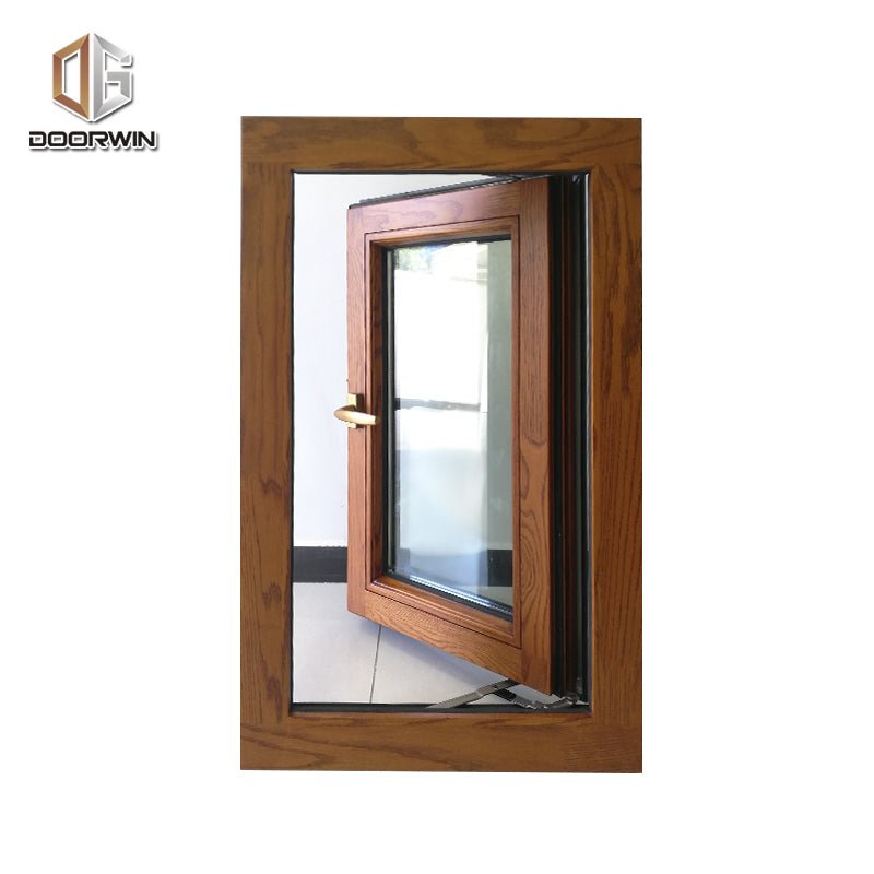 Las Vegas inexpensive professional double glazed aluminium wood windows 3 glass - Doorwin Group Windows & Doors