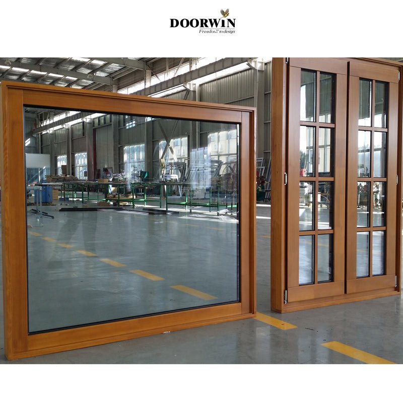 latest design large wooden windows photos for house soundproof waterproof specialty shapes window - Doorwin Group Windows & Doors