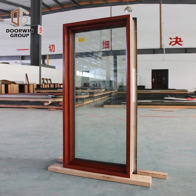 Latest window grill design aluminium wood frame fixed panel window by Doorwin on Alibaba - Doorwin Group Windows & Doors
