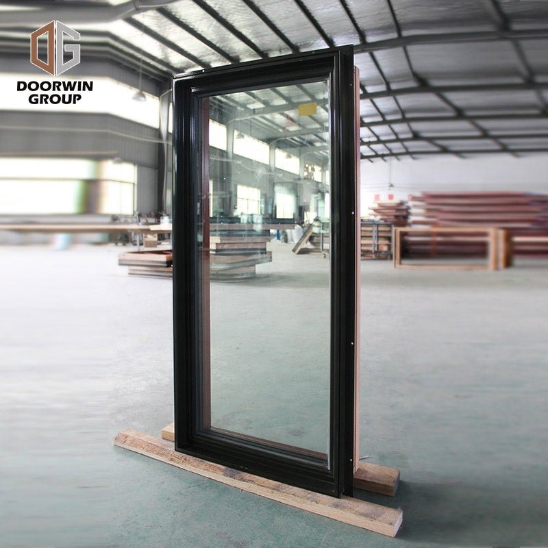 Latest window grill design aluminium wood frame fixed panel window by Doorwin on Alibaba - Doorwin Group Windows & Doors