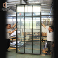 Latest window grill design aluminium wood frame fixed panel window by Doorwin on Alibaba - Doorwin Group Windows & Doors