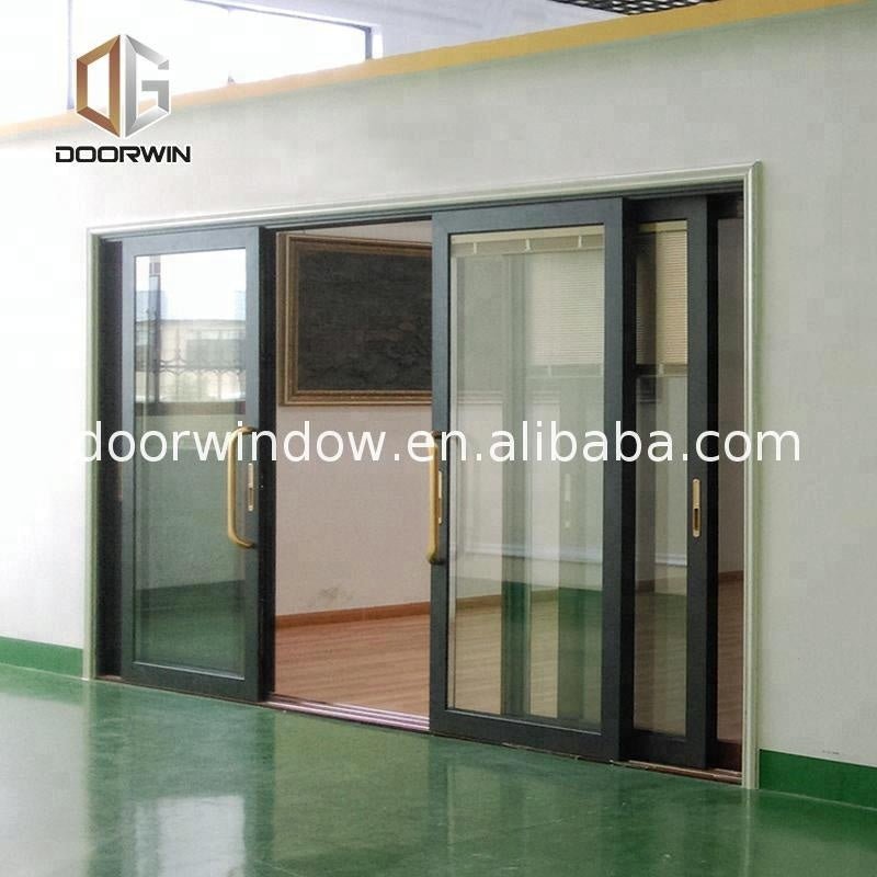 Low price aluminum 96 x 80 sliding glass door with Nigerian style by Doorwin on Alibaba - Doorwin Group Windows & Doors