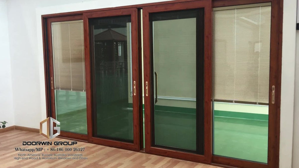 Low price aluminum 96 x 80 sliding glass door with Nigerian style by Doorwin on Alibaba - Doorwin Group Windows & Doors