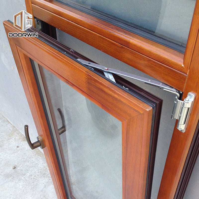 Made in China Latest Design Inside Open Aluminum Clad Wood 3 Glass Solid Wooden Tilt And Turn Casement Windows DOORWIN ELEVATE SERIES - Doorwin Group Windows & Doors