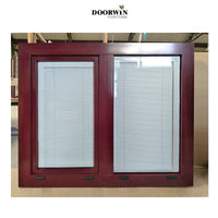 Made in China Latest Design NFRC Inside Open Aluminum Clad Wood 3 Glass Solid Wooden Tilt And Turn Casement Windows Imagination Series - Doorwin Group Windows & Doors