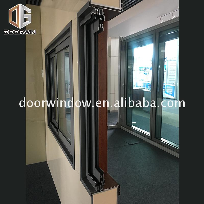 Manufactory direct alum window detail 60 x 30 slider 3 lite - Doorwin Group Windows & Doors