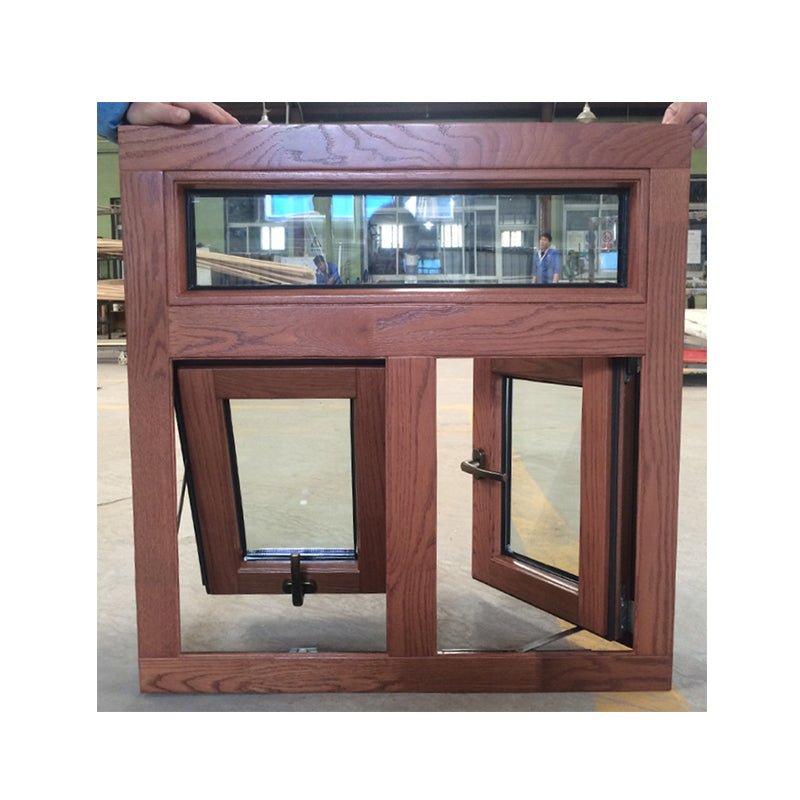 Manufactory direct sound insulation aluminium awning windows solid wood window side hung casement - Doorwin Group Windows & Doors