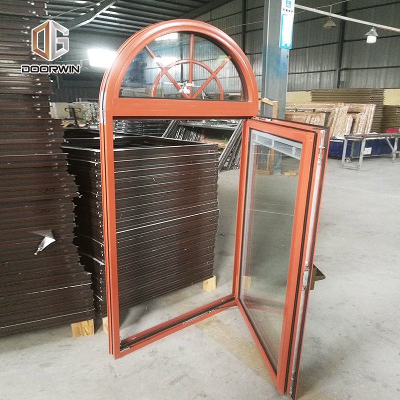 Manufactory direct two opening ways aluminium tilt and turn window transom shades toughened glass with flyscreen - Doorwin Group Windows & Doors