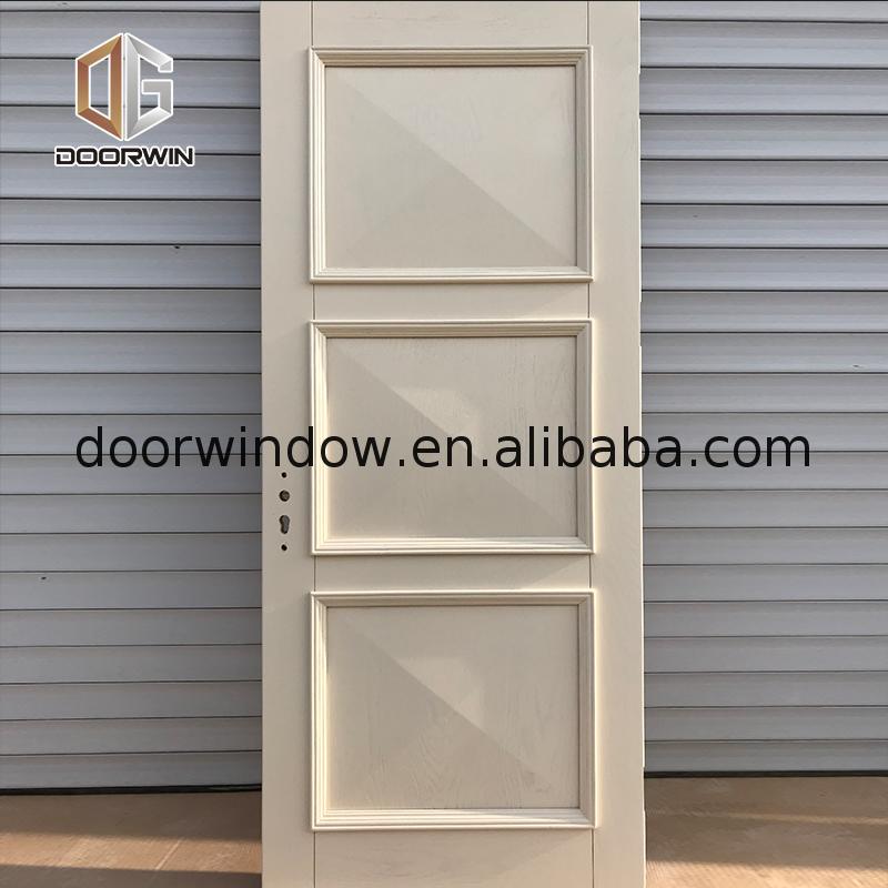 Manufactory Wholesale 3 panel white interior door pocket pine doors - Doorwin Group Windows & Doors
