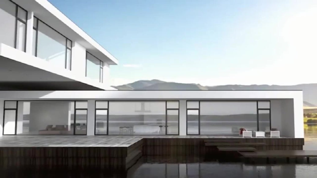 MINIMALISM SERIES Window Ultra double glass aluminum alloy line fixed slimline window slim profile aluminium windows - Doorwin Group Windows & Doors