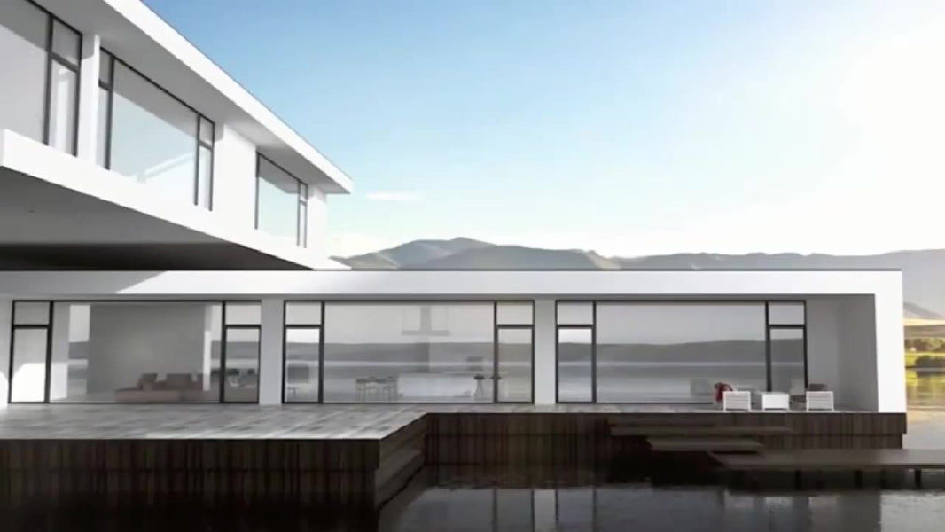 MINIMALISM SERIES Window Ultra double glass aluminum alloy line fixed slimline window slim profile aluminium windows - Doorwin Group Windows & Doors