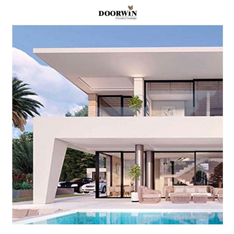 MINIMALISM SERIES Window Ultra double glass aluminum alloy line fixed slimline window slim profile aluminium windows - Doorwin Group Windows & Doors