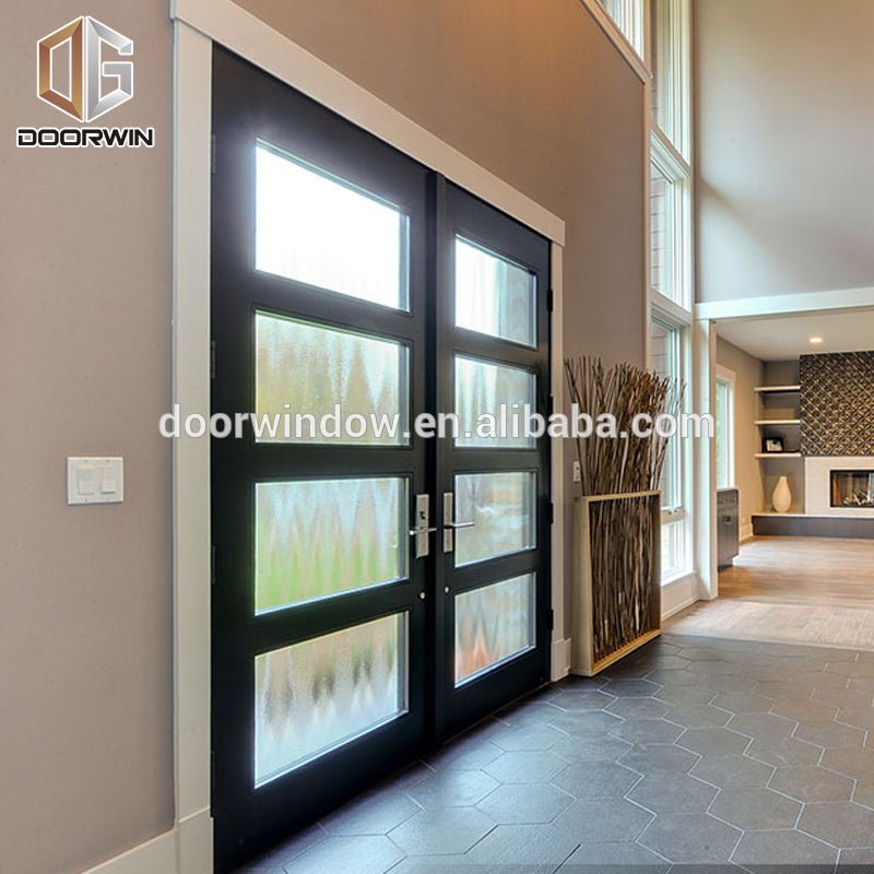 Modern entry door metal entrance mall by Doorwin on Alibaba - Doorwin Group Windows & Doors
