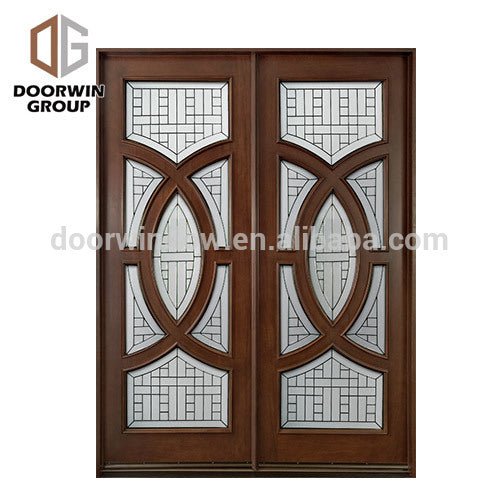 Modern single latest main entrance gate design wooden front dutch door for villaby Doorwin - Doorwin Group Windows & Doors