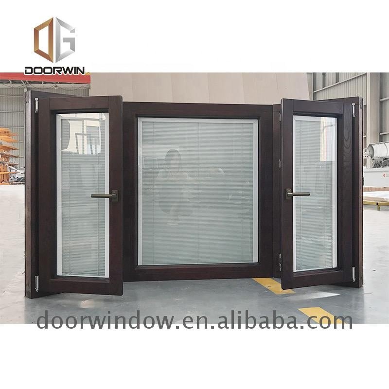 Modern Style Low-E Glass Swing bay Window for sale - Doorwin Group Windows & Doors