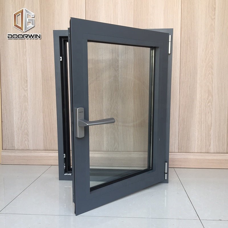 Montreal hot sale high quality double glazed thermal insulated aluminum window NAMI - Doorwin Group Windows & Doors