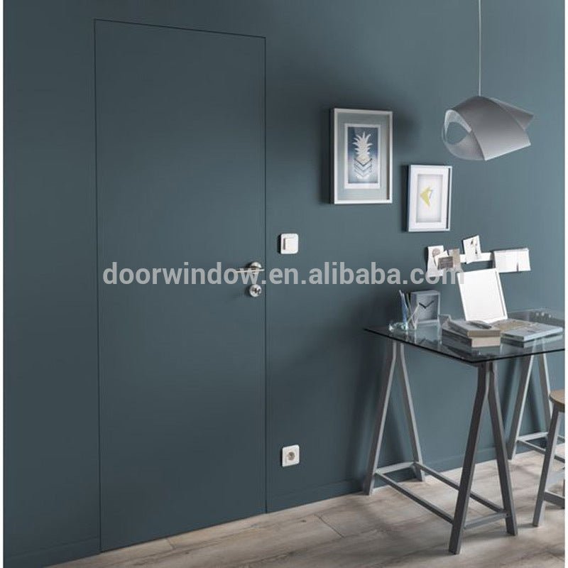 Most popular China factory top quality new design wooden invisible door design with America oakby Doorwin - Doorwin Group Windows & Doors