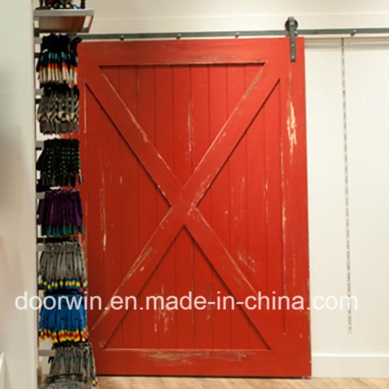 Most Popular Interior Barn Door Sliding Open Style Best Price Offer - China Pine Wood Door, Sliding Barn Door - Doorwin Group Windows & Doors
