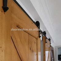Movable glass kitchen partition panel sliding barn door by Doorwin - Doorwin Group Windows & Doors