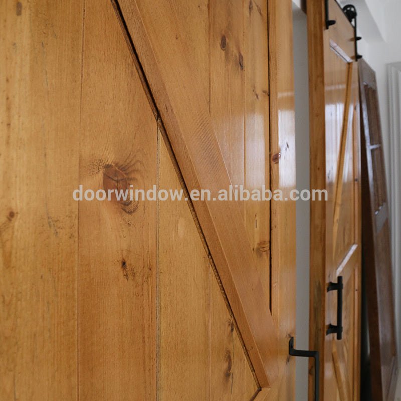 Movable glass kitchen partition panel sliding barn door by Doorwin - Doorwin Group Windows & Doors