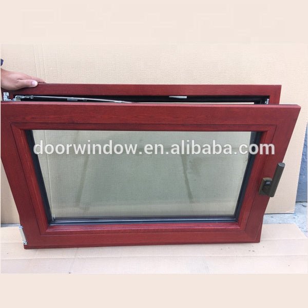 NAMI/AAMA/WDMA Certified wood clad aluminum tilt and turn French window for SAN DIEGO Client by Doorwin - Doorwin Group Windows & Doors