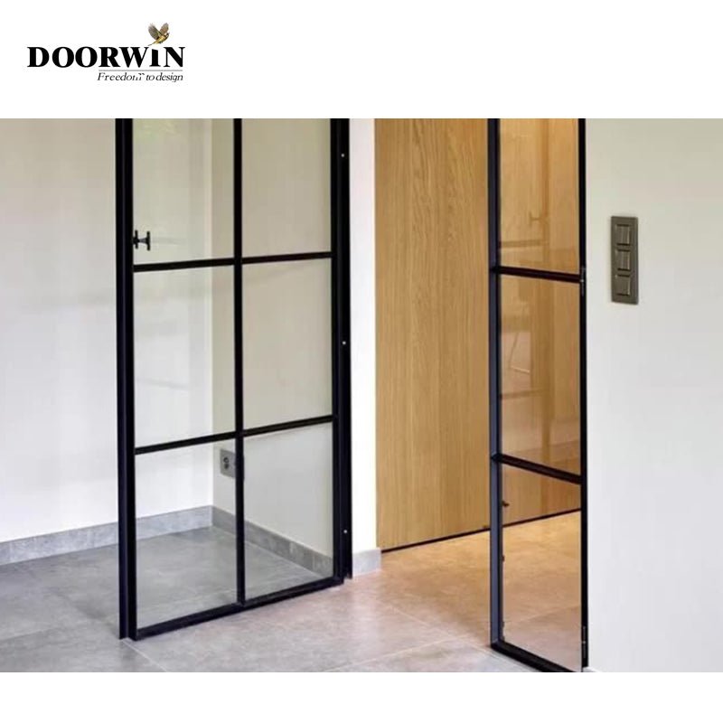 Narrow edge aluminum alloy lattice glass doors and Windows - Doorwin Group Windows & Doors