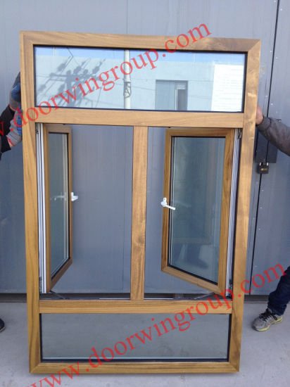 Natural Wood Aluminum Window (Doorwin-121) , High Quality Inswing Thermal Break Aluminum Tilt & Turn Window - China Aluminum Wood Window, Wood Window - Doorwin Group Windows & Doors