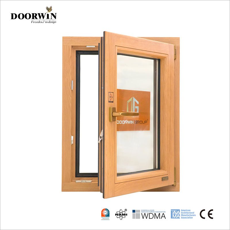 new design buy tilt and turn inward opening oak wood casement windows - Doorwin Group Windows & Doors