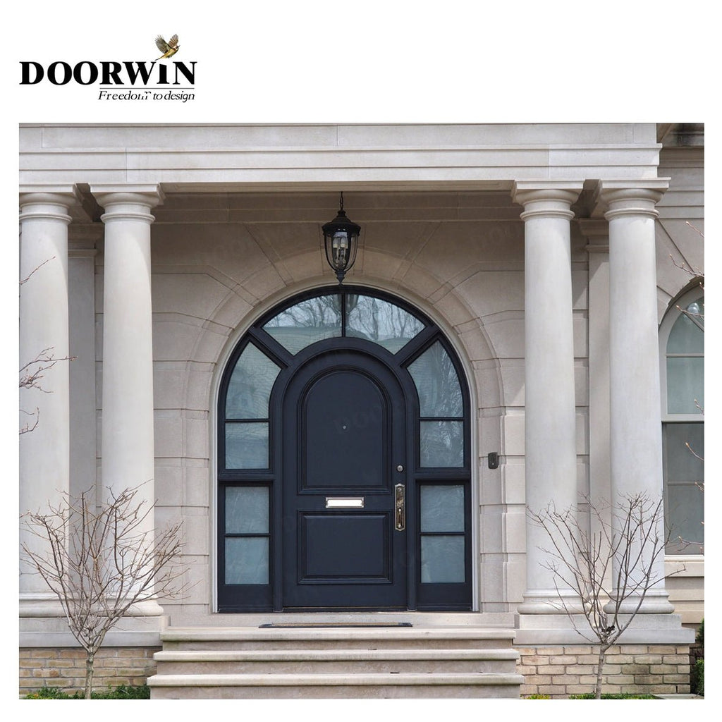 New Design DOORWIN Wooden door with frame decoration glass insert wood interior door glass insert wood interior door - Doorwin Group Windows & Doors