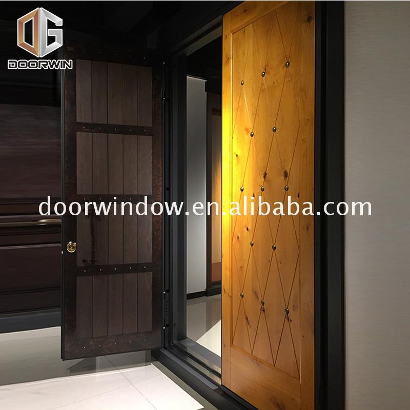New design knotty alder wood doors exterior entry door - Doorwin Group Windows & Doors