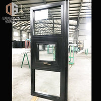 New hot selling products aluminium porthole windows openable window sections open inside hinges - Doorwin Group Windows & Doors