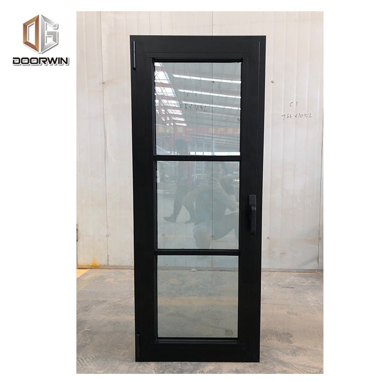New Jersey black extruded aluminum tilt up commercial window for sale made in Chinaby Doorwin - Doorwin Group Windows & Doors