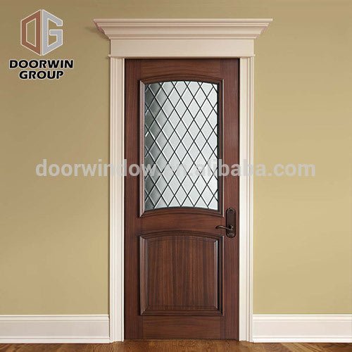 New product ideas 2018 wooden temple design for home french double entrance door by Doorwin - Doorwin Group Windows & Doors