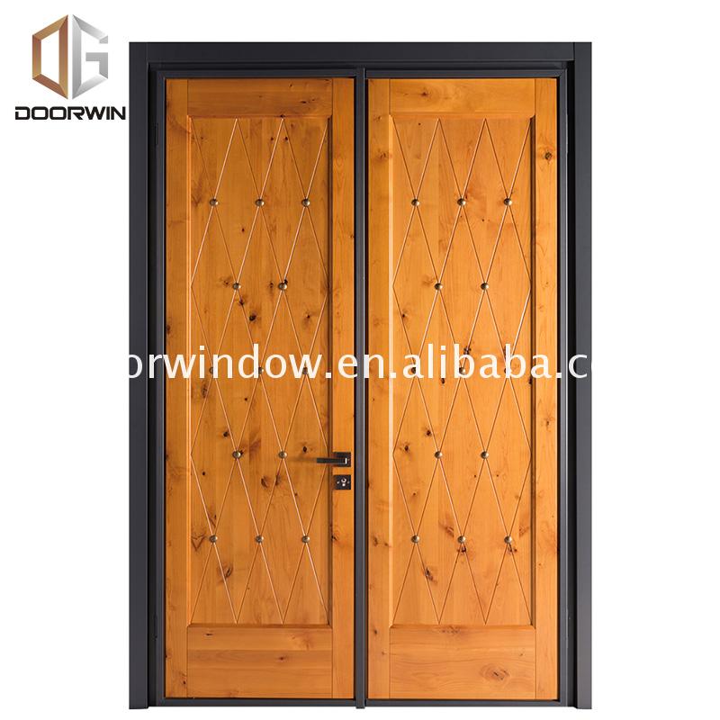 New style best security doors affordable 2 panel wood door - Doorwin Group Windows & Doors