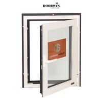 New York 4 panels tilt and turn casement window open and tilt turn aluminum windows - Doorwin Group Windows & Doors
