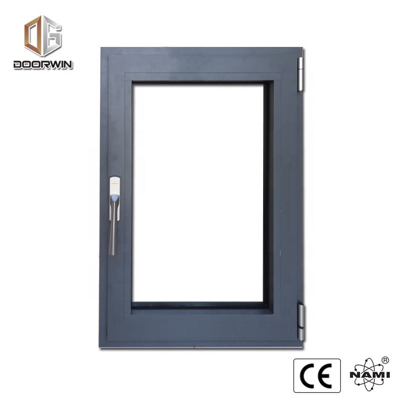 New York high quality double glazed thermal insulated aluminum window NAMI - Doorwin Group Windows & Doors