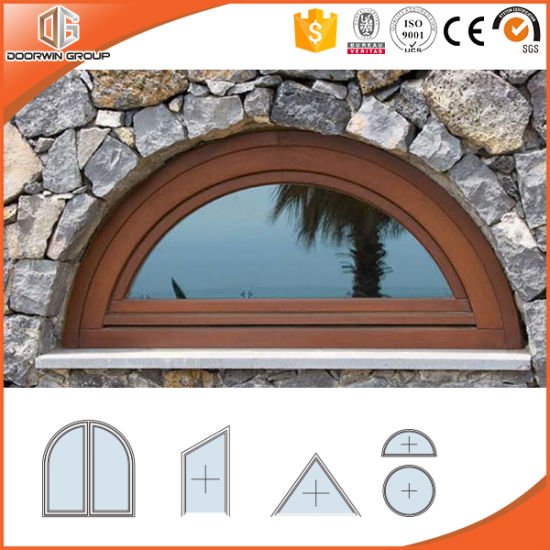 Non-Thermal Break Aluminum Arched Windows with Tempered Glass - China Aluminum Window, Aluminium Window - Doorwin Group Windows & Doors
