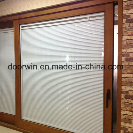 North American Popular Sliding Door with Double Glass Panels Bathroom Entry Doors - China Sliding Barn Door, Bathroom Entry Door - Doorwin Group Windows & Doors