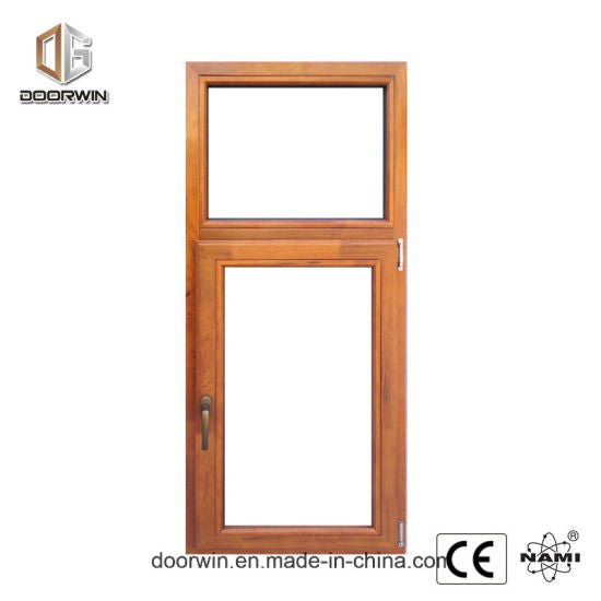 Oak Wood Aluminum Clad Tilt Turn Window - China Tilt and Turn Window, Casement Window - Doorwin Group Windows & Doors