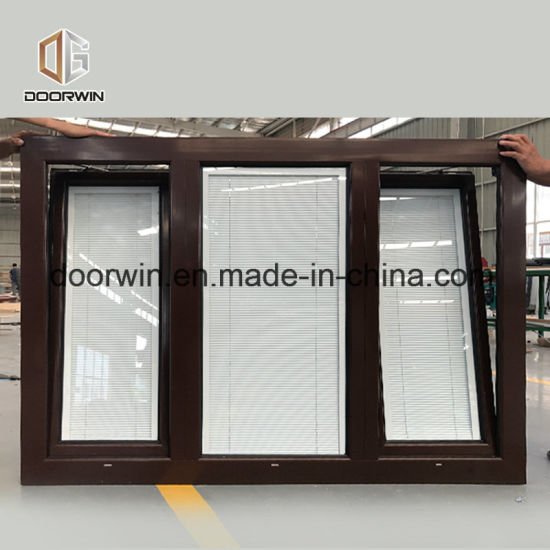 Oak Wood Built in Shutter Window - China Tilt and Turn Window, Casement Window - Doorwin Group Windows & Doors