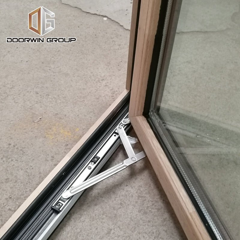 oak wood clad aluminum push out casement window – Shandong Doorwin ...