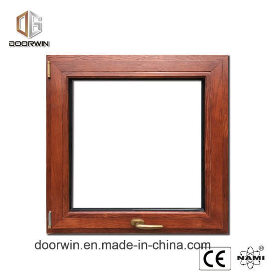 Oak Wood Clad Thermal Baeak Aluminum Tilt Turn Window - China Aluminum Window, Teak Wood - Doorwin Group Windows & Doors